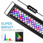 hygger Advanced LED Aquarium Light with Timer, 24/7 Cycle & DIY Mode for 36-42in Freshwater Tanks