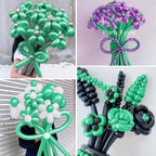 HYKJNBW 100Pcs Metallic Green Chrome 260 Balloons – Long Skinny Twist Balloons for Party Decor