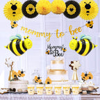 HYMENEX 50 Pcs Honey Bee Cups - 12 oz Clear Plastic Party Cups for Drinks | Baby Shower & Birthday Decor