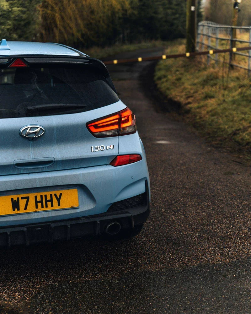 HYUNDAI I30 N EVO-1 GLOSS BLACK REAR DIFFUSER BY ZAERO (2018+, PD)