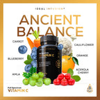 Ideal Infusion Whole Food Vitamin C Complex - 675mg Organic Plant-Based