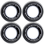 iefoah Inflatable Tire Tubes Pool Floats – 4 Pack for Kids & Adults | Car Theme Party Decor