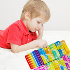 IERKEIE 24-Pcs Pop Fidget Sensory Toys — Silicone Bubble Toys for Stress Relief, Party Favors, Travel