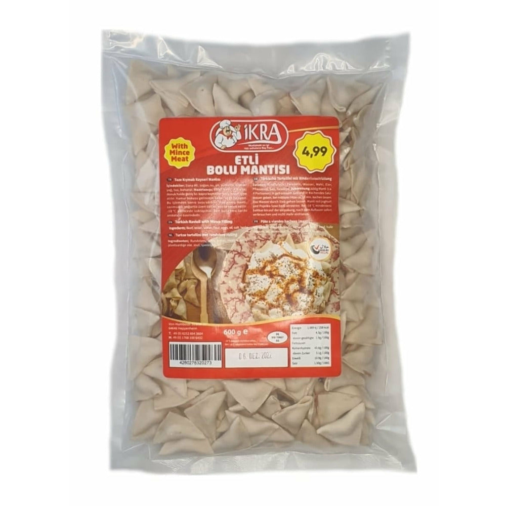 Ikra Etli Bolu Mantisi Traditional Turkish Dumplings with Meat Pack 700g