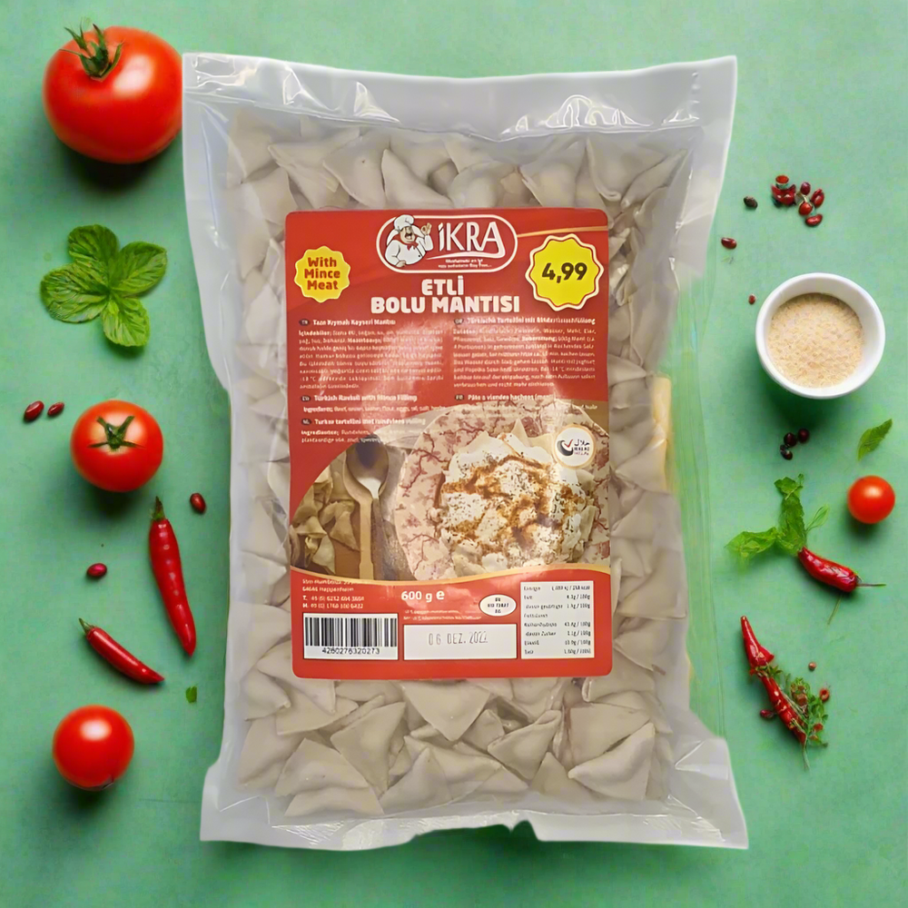 Ikra Etli Bolu Mantisi Traditional Turkish Dumplings with Meat Pack 700g