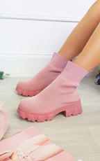 Chunky Sock Boots