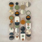 Longer Wall Art - Geometric Artwork - Minimal Home Decor - New Home Trend - Slim Centre Piece Art - Thin Wall Tapestry - Wood Art
