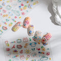 Hello Claws | Lovely Drawing Embossed Pattern Design Nail Deco Sticker