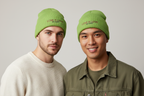 MEHZO LOVE IS LOVE Sustainable Cuffed Beanie | Atlantis NELSON