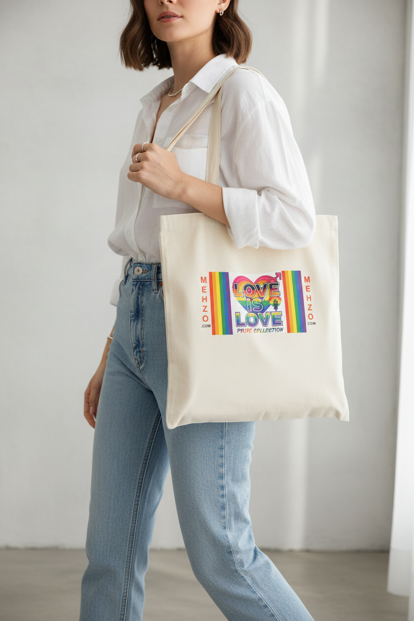 MEHZO LOVE IS LOVE Premium Tote Bag
