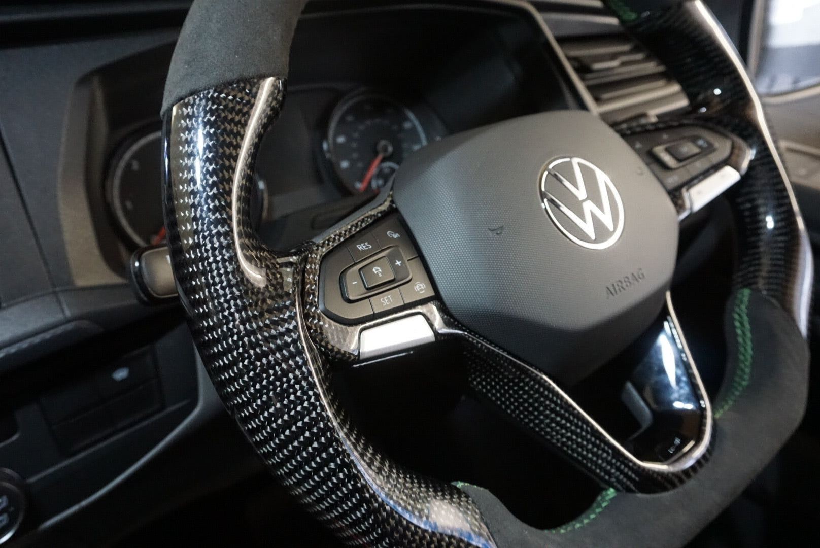 Volkswagen Transporter T6.1 Carbon Fibre Steering Wheel (2020+ Models)