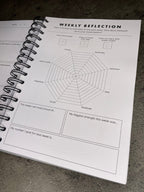 Wellbeing journal - Hardback, A5 (+ FREE CRYSTAL!)