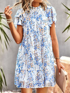 Women's Woven Printed Bohemian Dress