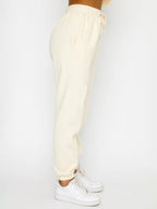 Women's New Solid Color Round Fashionable Casual Collar Pullover Long Sleeve Trousers Sweater Suit
