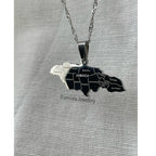 Jamaica Necklace '14 Parish’- Gold/Silver