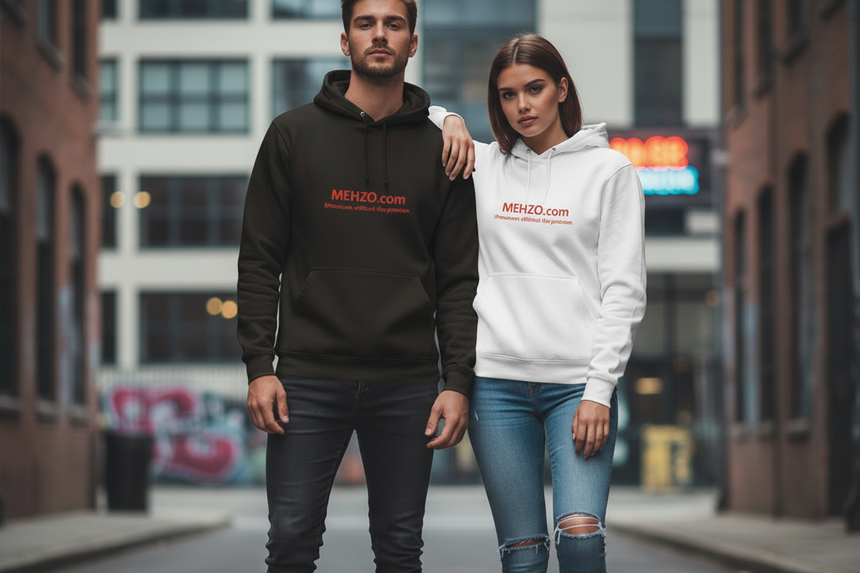 MEHZO Premium Unisex Pullover Hoodie | JustHoods JH001