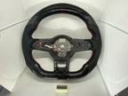 Volkswagen Polo AW MK6 GTI / R Line LED Display Carbon Fibre Steering Wheel (LED CUSTOM / 2018+ Models)
