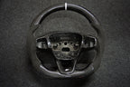Ford Fiesta MK8 / MK8.5 Carbon Fibre Custom Steering Wheel (MK8 2018 - Present)