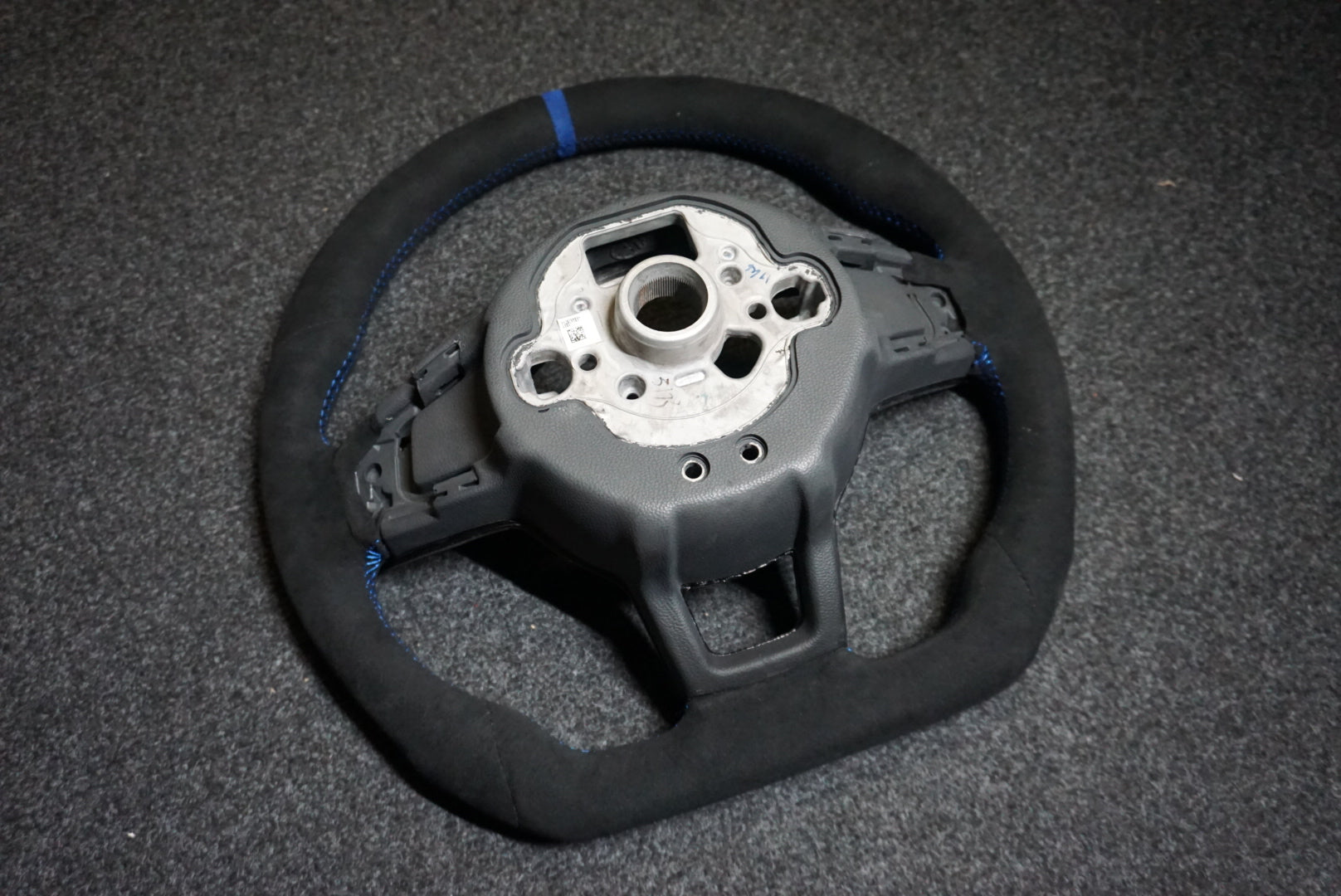 Volkswagen Polo MK5 6C Bespoke Custom Alcantara / Leather Steering Wheel (CUSTOM / GTI / R Line / GT 2014 - 2017 Models)