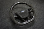 Ford Fiesta MK8 / MK8.5 Carbon Fibre Custom Steering Wheel (MK8 2018 - Present)