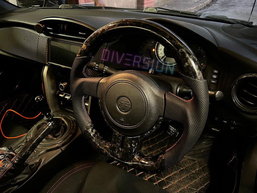 Toyota GT86 Custom Carbon Fibre Steering Wheel (2012 - 2021 Models)