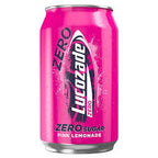 24 x Lucozade Energy Zero Sugar Drink Pink Lemonade 330Ml