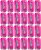 24 x Lucozade Energy Zero Sugar Drink Pink Lemonade 330Ml