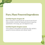 PURE SYNERGY SuperPure Oregano-Extrakt Kapseln | Bio Oregano-Öl & -Blatt