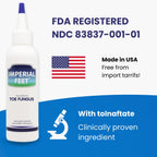 Imperial Feet Toe & Toenail Fungus Treatment – FDA Registered, Extra Strength Nail Care (USA)