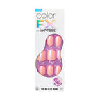 imPRESS Color FX Satellite No-Glue Press On Nails – Light Pink, Short Squoval, 30 Nails Kit