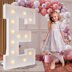 imprsv 4FT Marquee Letter E — Large Light-Up Party Decor for Weddings & Events