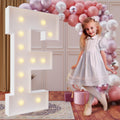 imprsv 4FT Marquee Letter F – Large Light Up Party Decor for Weddings & Birthdays