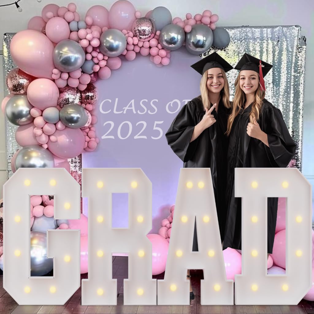 imprsv Marquee Letter P — 3ft Light Up Party Decor for Birthday & Wedding
