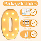 imprsv Marquee Letters 3ft Tall – O | Light Up Birthday & Engagement Decor