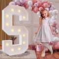 imprsv 4FT Marquee Letter S – Large Light Up Party Decor, 48 Inches Tall