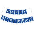 Imtively Happy Birthday Banner – Blue Birthday Garland Backdrop for Parties