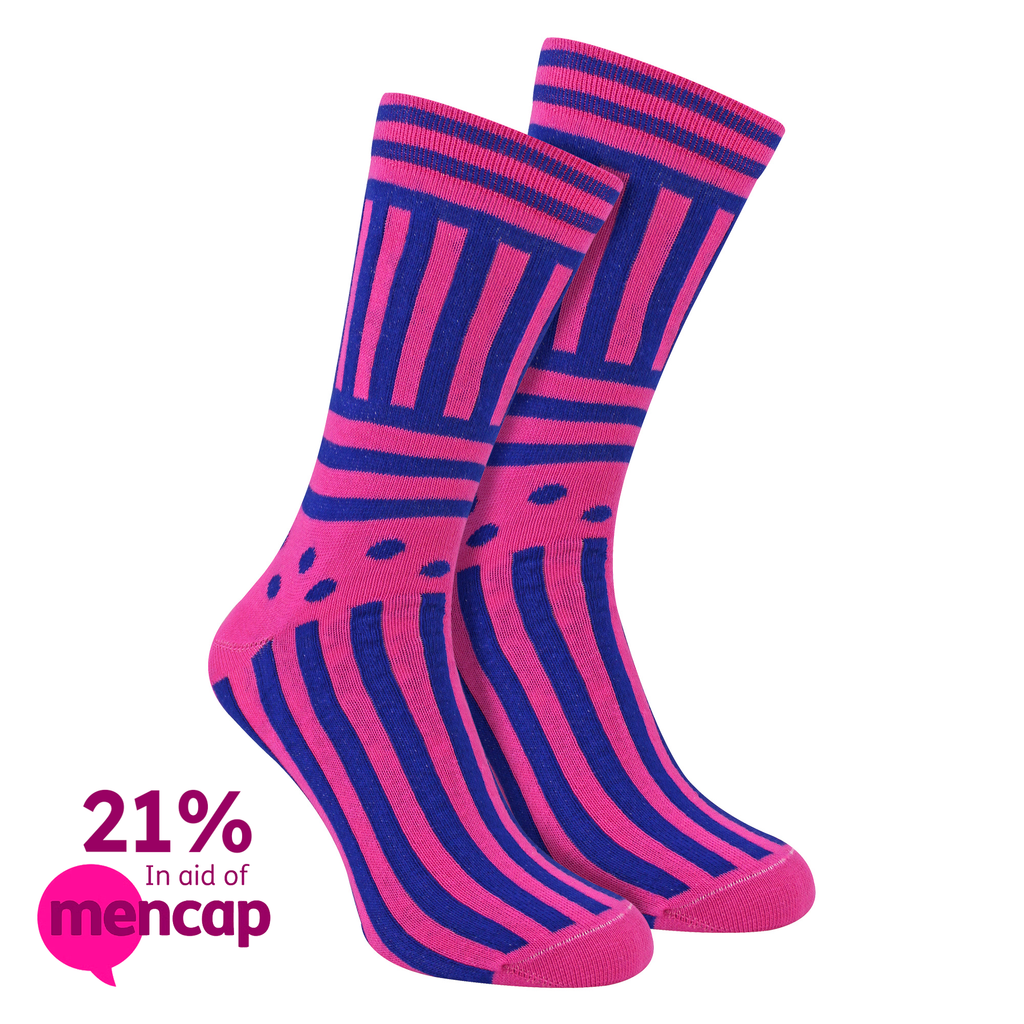1 Pair Mencap One of a Kind Rock Your Socks by Sock Snob