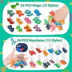 INNOCHEER Dinosaur Party Favors — 24-Pack Birthday Party Supplies