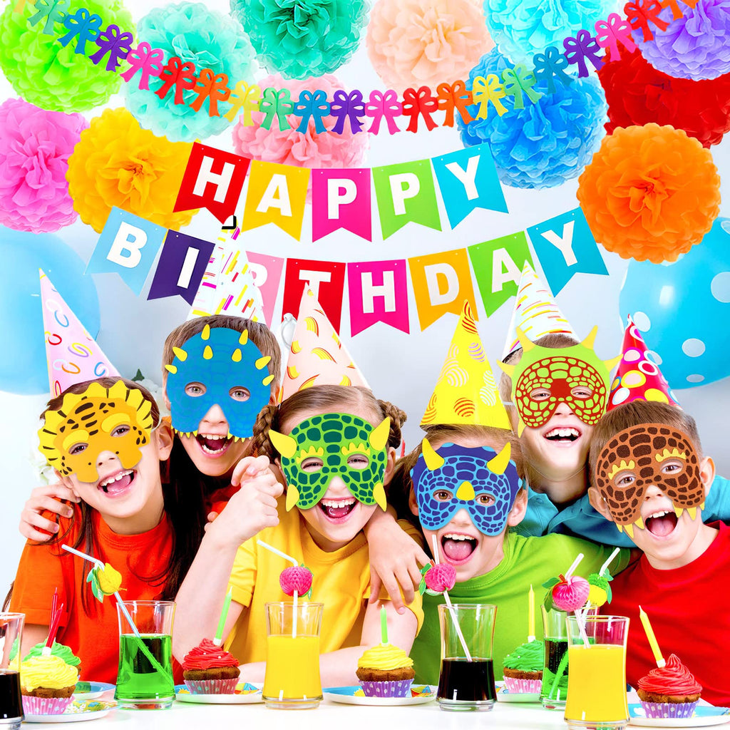 INNOCHEER Dinosaur Party Favors — 24-Pack Birthday Party Supplies
