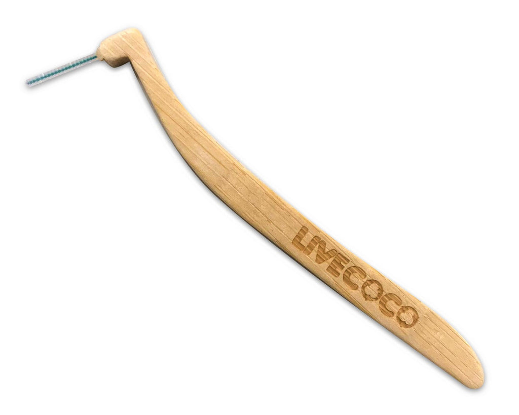 LiveCoco Bamboo Interdental Brushes (Reusable-7 pack)