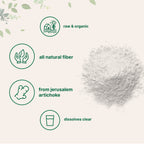 Micro Ingredients Organic Inulin FOS Fiber Powder 2.2 lb | Water-Soluble Prebiotic