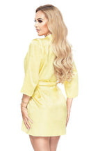Irall Italian satin bathrobe