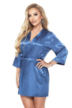 Irall Italian satin bathrobe