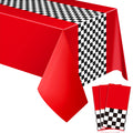 Irenare Racing Tablecloths – 2-Piece Car Theme Table Covers 54 x 108 in