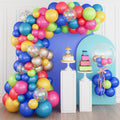 Isndare Colorful Balloon Garland Arch Kit – Rainbow Assorted Balloons