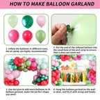 Isndare Pink Flamingo Balloons Garland Arch Kit | Tropical Party Decor for Summer, Beach, Luau