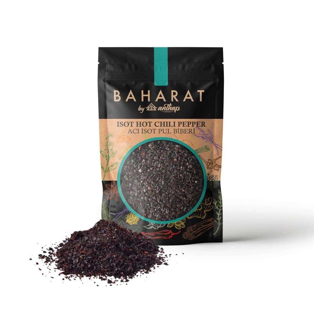 Anthap Baharat Isot Hot Chili Pepper Flakes Pack 90g