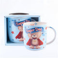 Mug   Bear With Text Super Dad