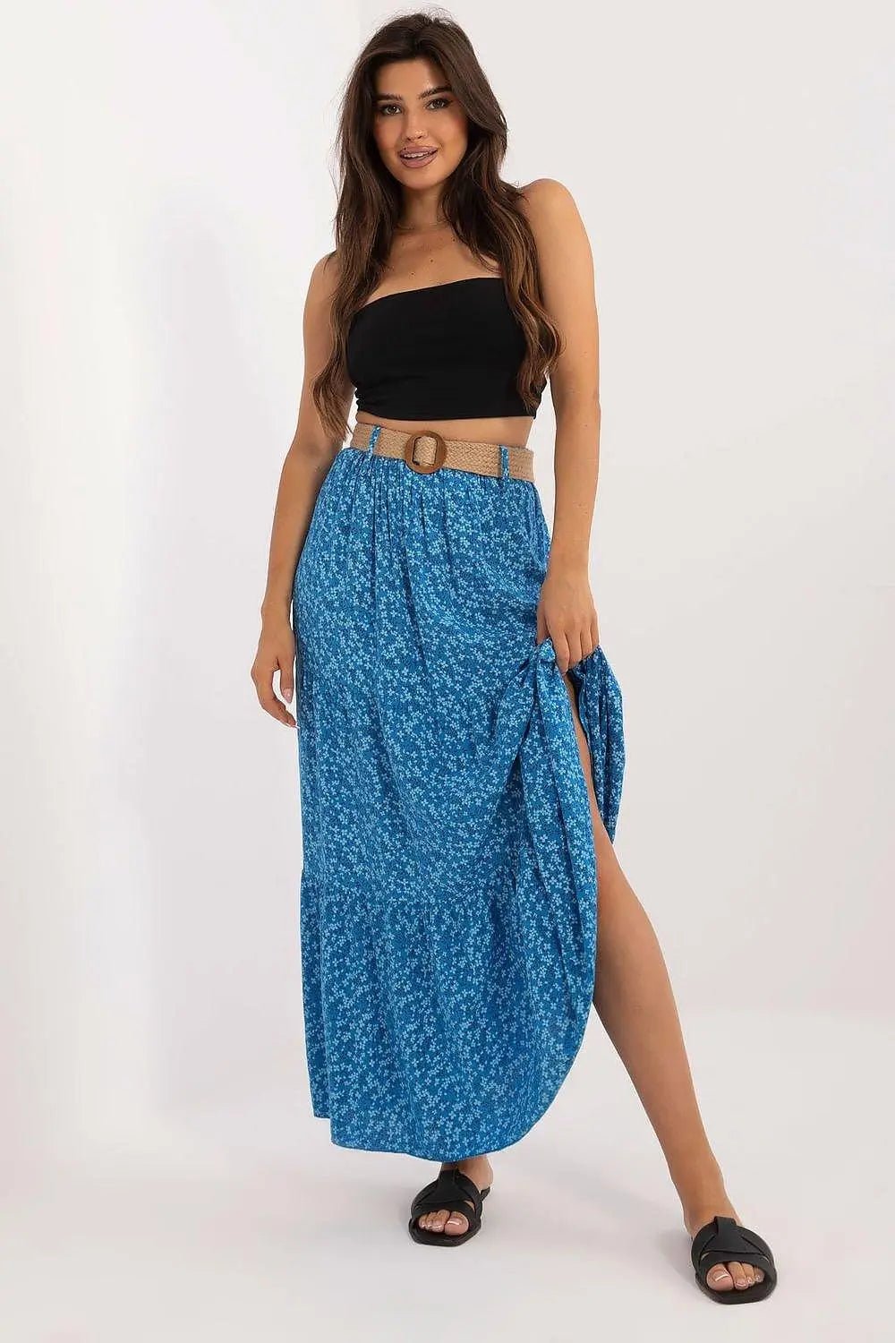 Italy Moda long casual maxi skirt