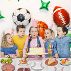 ITTEBISS 48Pcs Sports Party Plates - 7 Inch Disposable Plates for Baseball Basketball Soccer Football